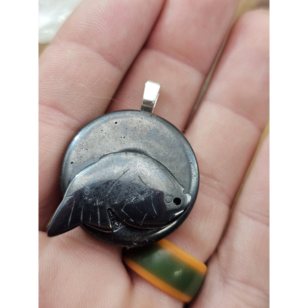 Pyrite pendant w/925 silver chain by CrystalCloud Company