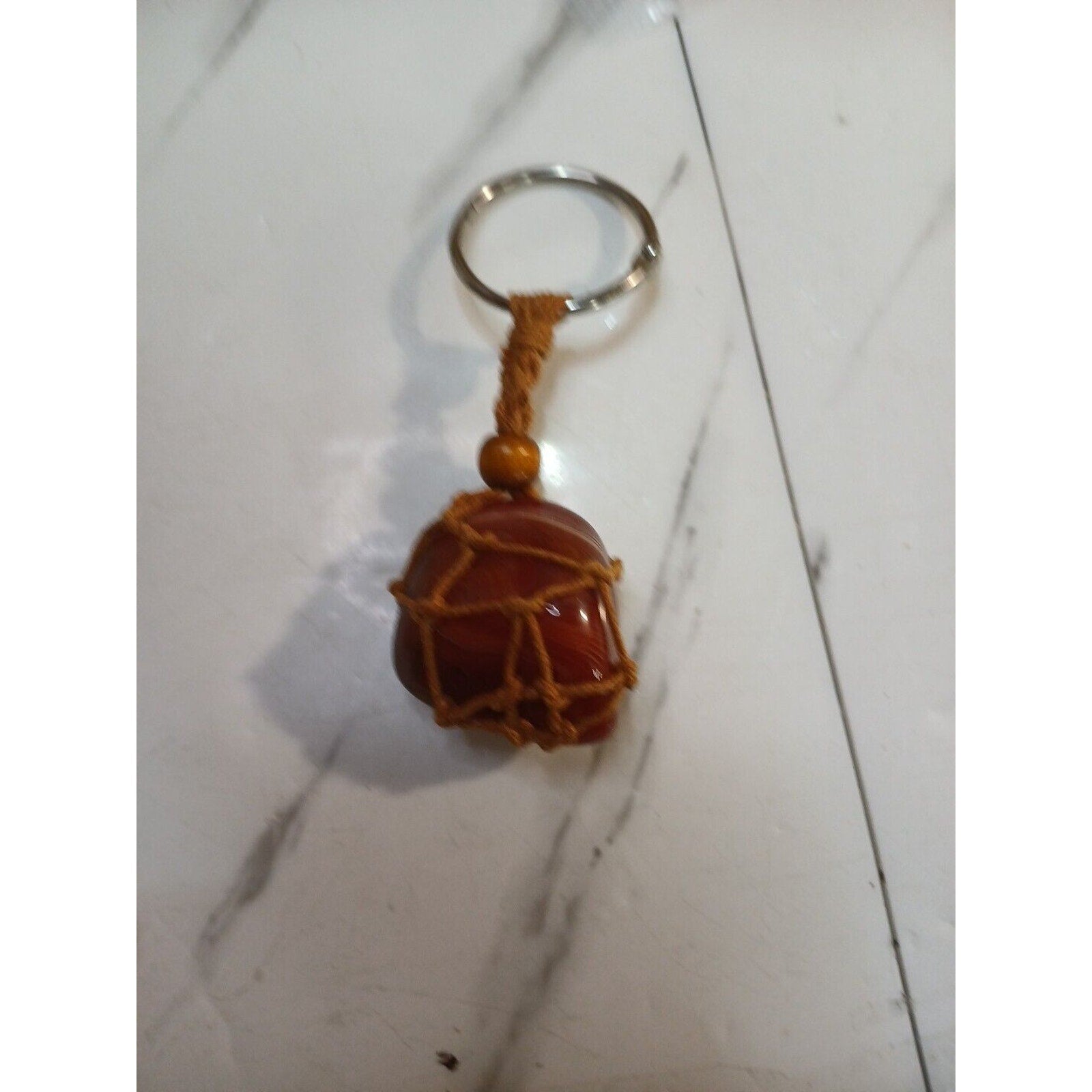 Agate key chain by CrystalCloud Company