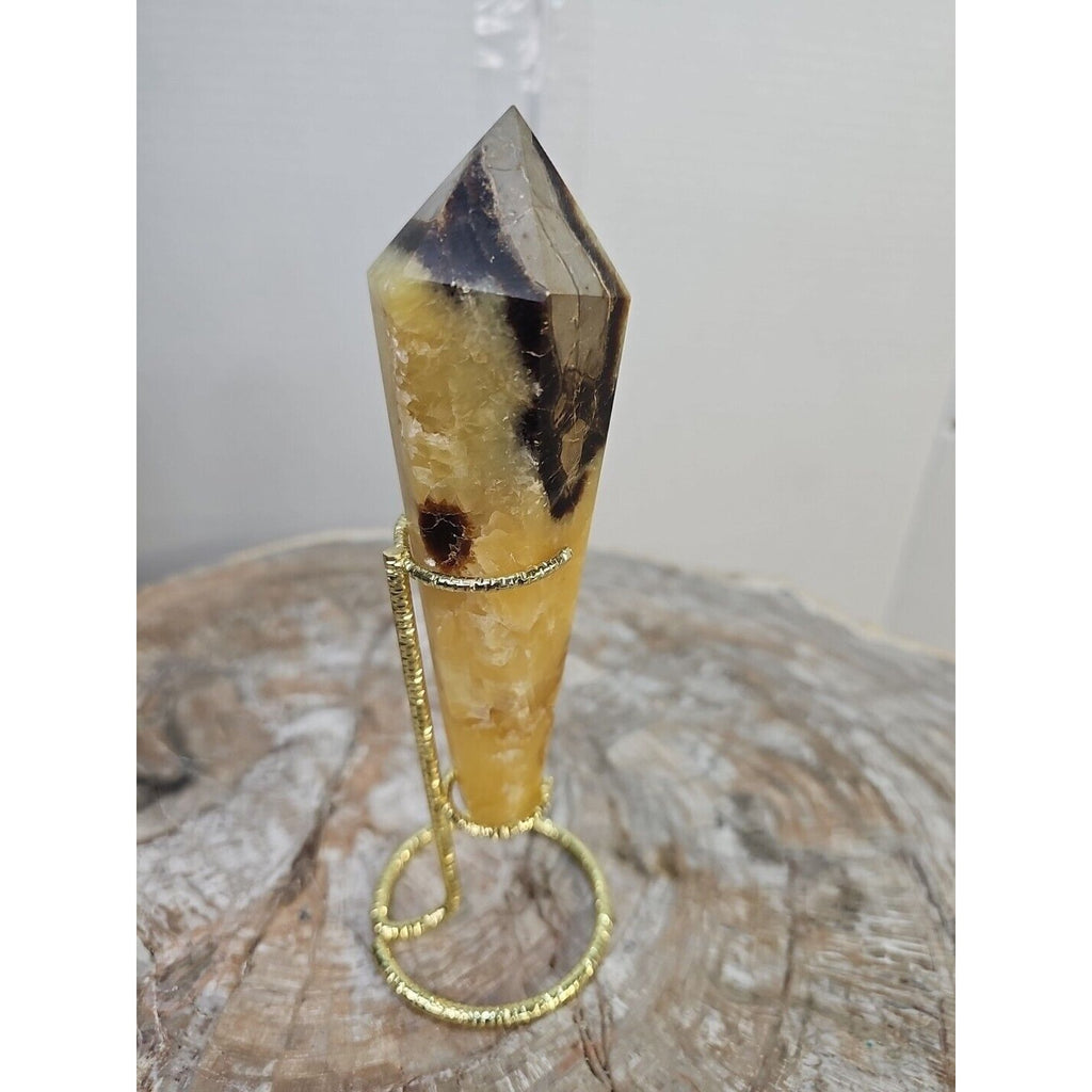 Dragon Septarian Geode Scepter Crystal Tower — 251g, Madagascar | CrystalCloud Company by CrystalCloud Company