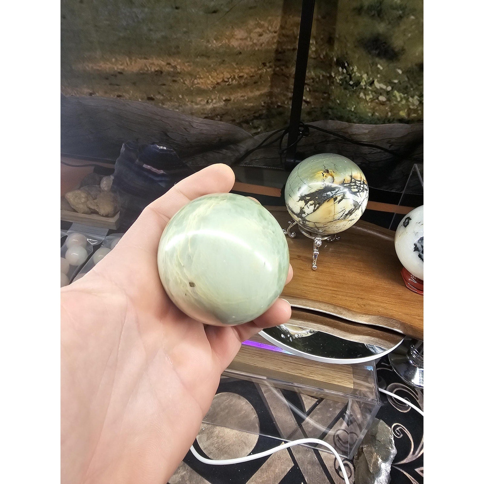 Ocean jasper spheres 60mm+ by CrystalCloud Company