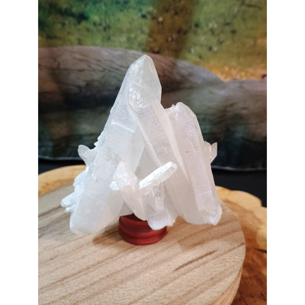0.6LB Rainbow Aqua Aura Quartz Crystal Cluster Points Titanium Coating by CrystalCloud Company