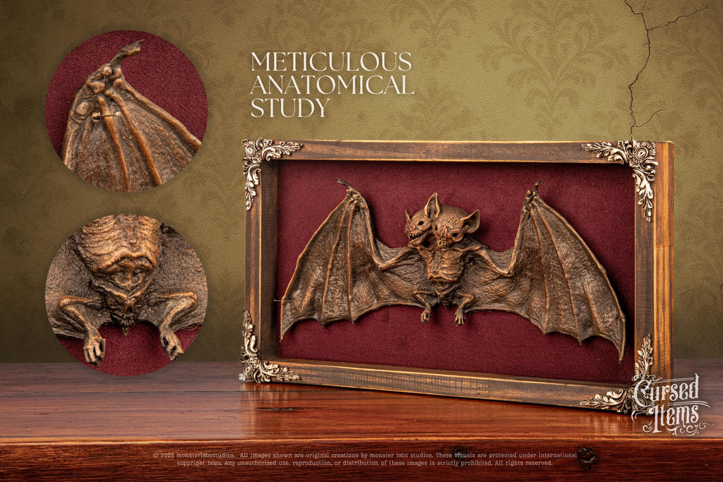 Two-Headed Bat Shadow Box