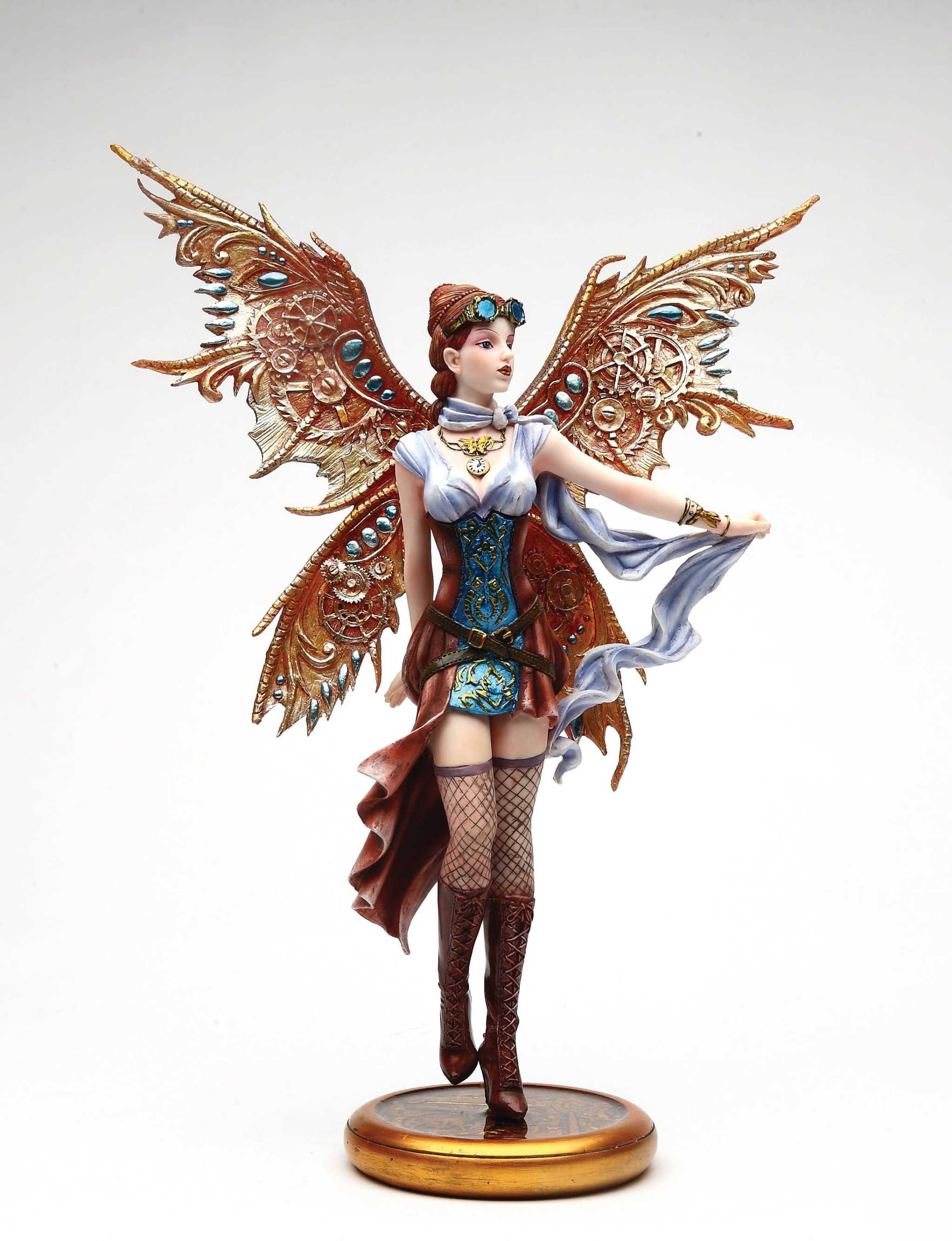 Steampunk Fairy Statue by Sacred Crystals