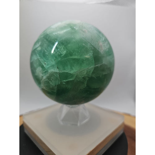2.84Natural Rainbow Fluorite Quartz Crystal Sphere Ball Polished Healing by CrystalCloud Company