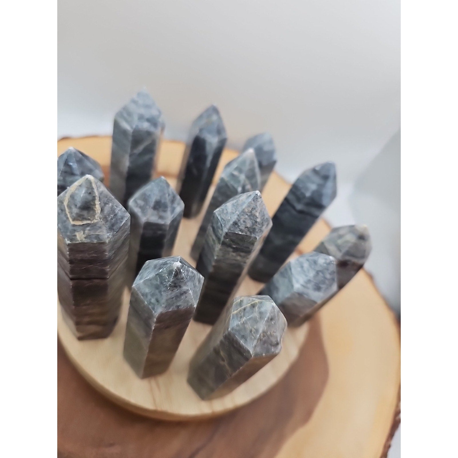 Silver Crazy Lace Towers Set Of 3pcs 3in Tall Avg by CrystalCloud Company