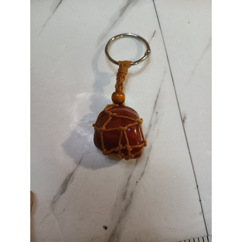 Agate key chain by CrystalCloud Company