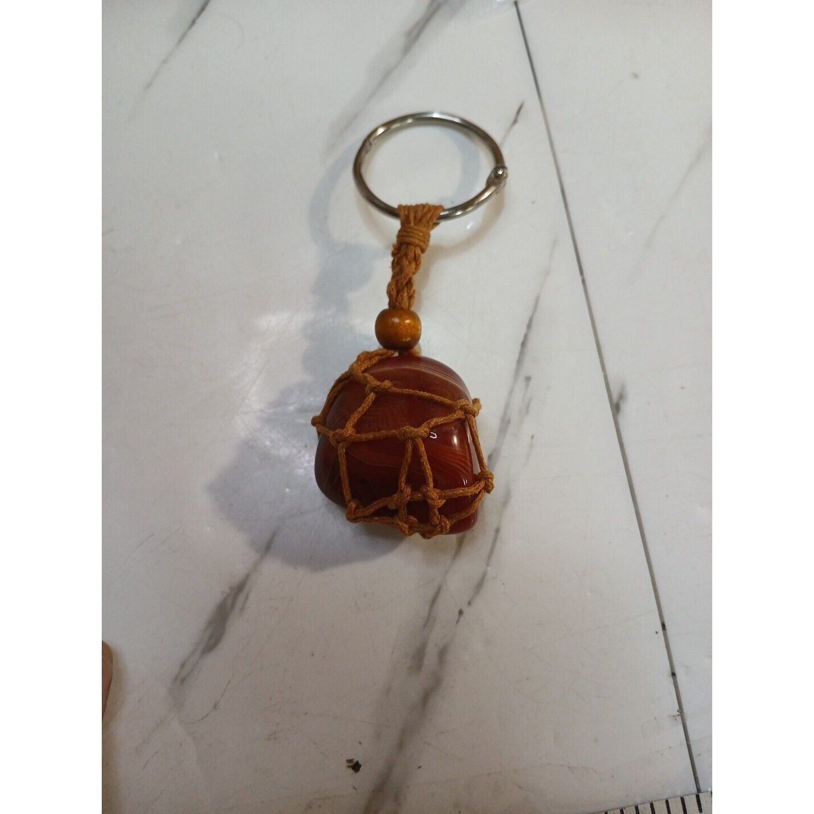 Agate key chain by CrystalCloud Company
