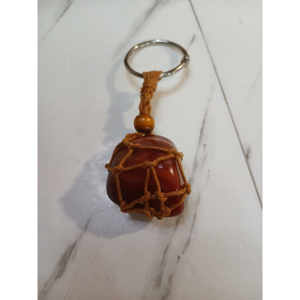 Agate key chain by CrystalCloud Company