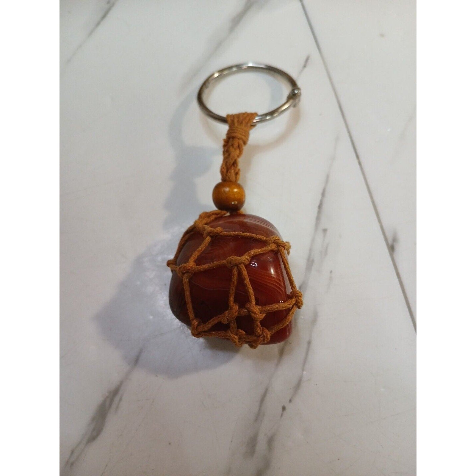 Agate key chain by CrystalCloud Company