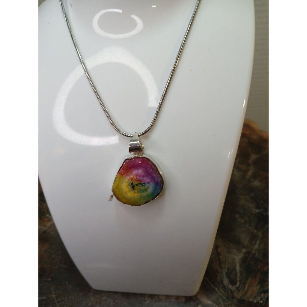 Druzy Necklace by CrystalCloudCompany