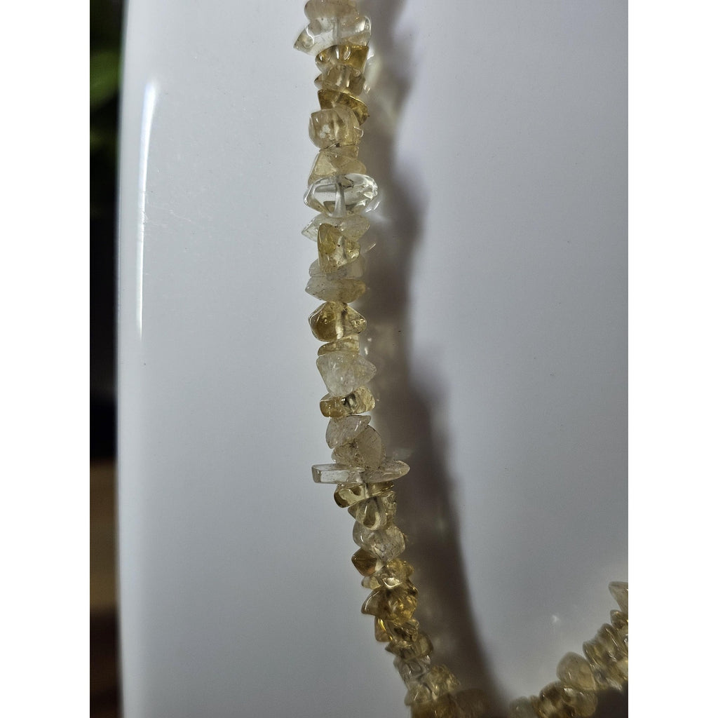 Vintage Citrine Sterling Silver Pendant Necklace - Radiant Golden Specimen | CrystalCloud Company by CrystalCloud Company