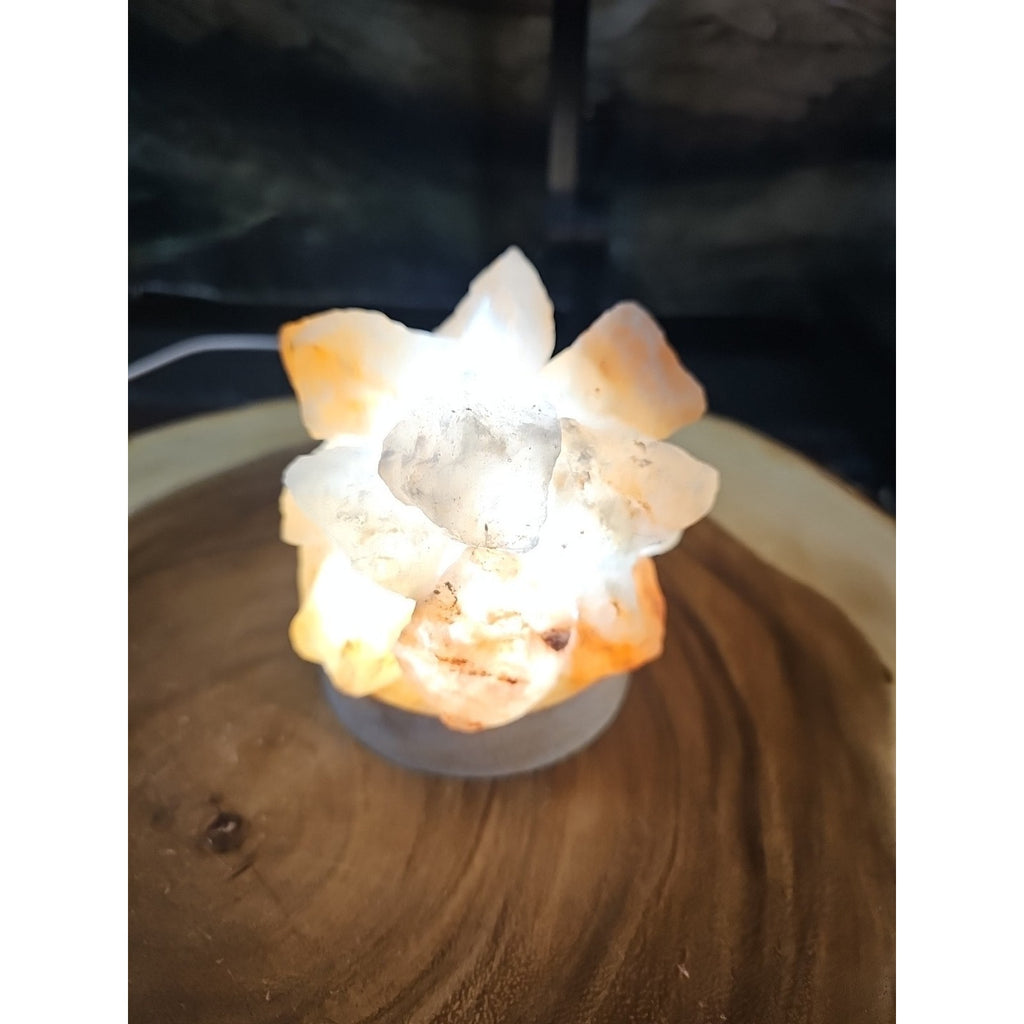 Himalayan sea salt lamp Handmade by CrystalCloud Company