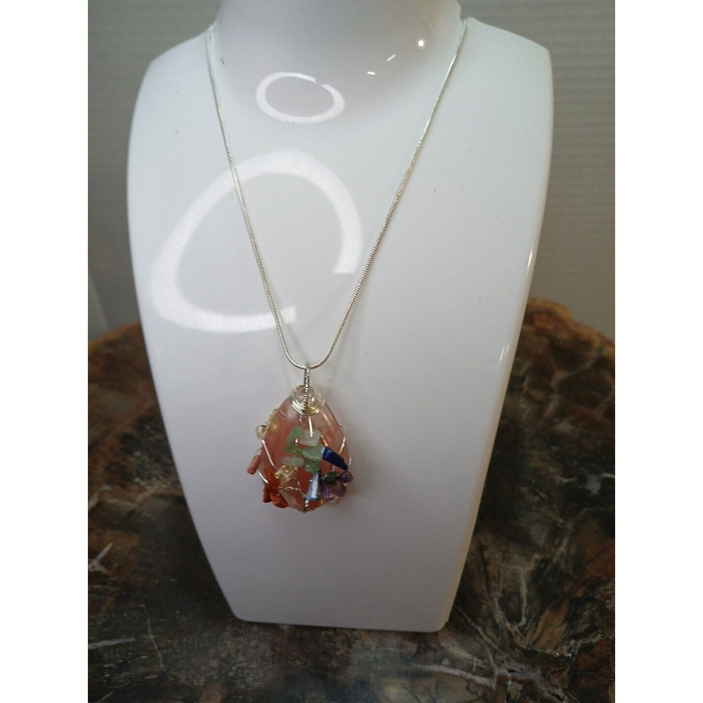 Natural Crystal Necklace by CrystalCloudCompany