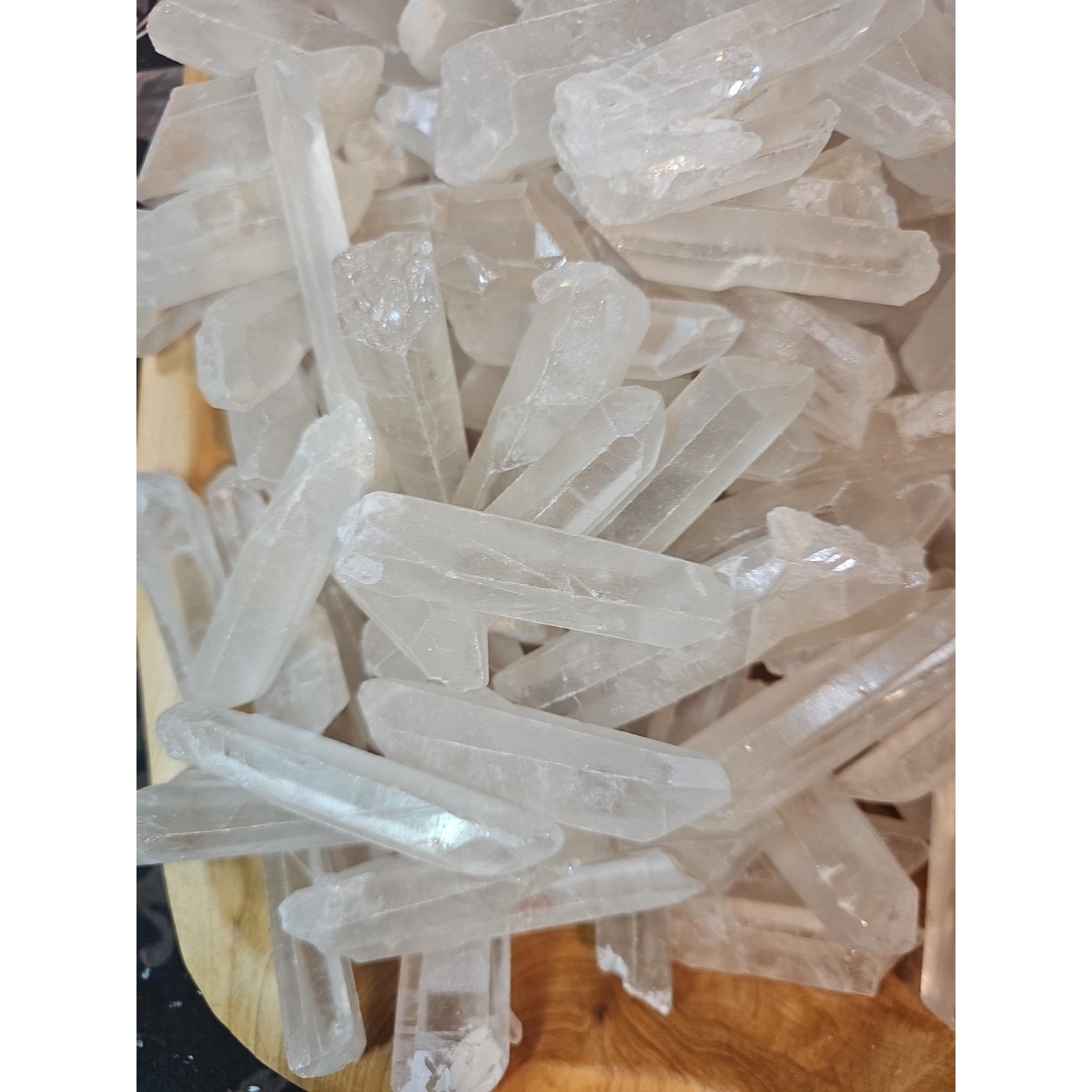 1lb Natural Clear Quartz Crystal Points Original Stones Brazil by CrystalCloud Company