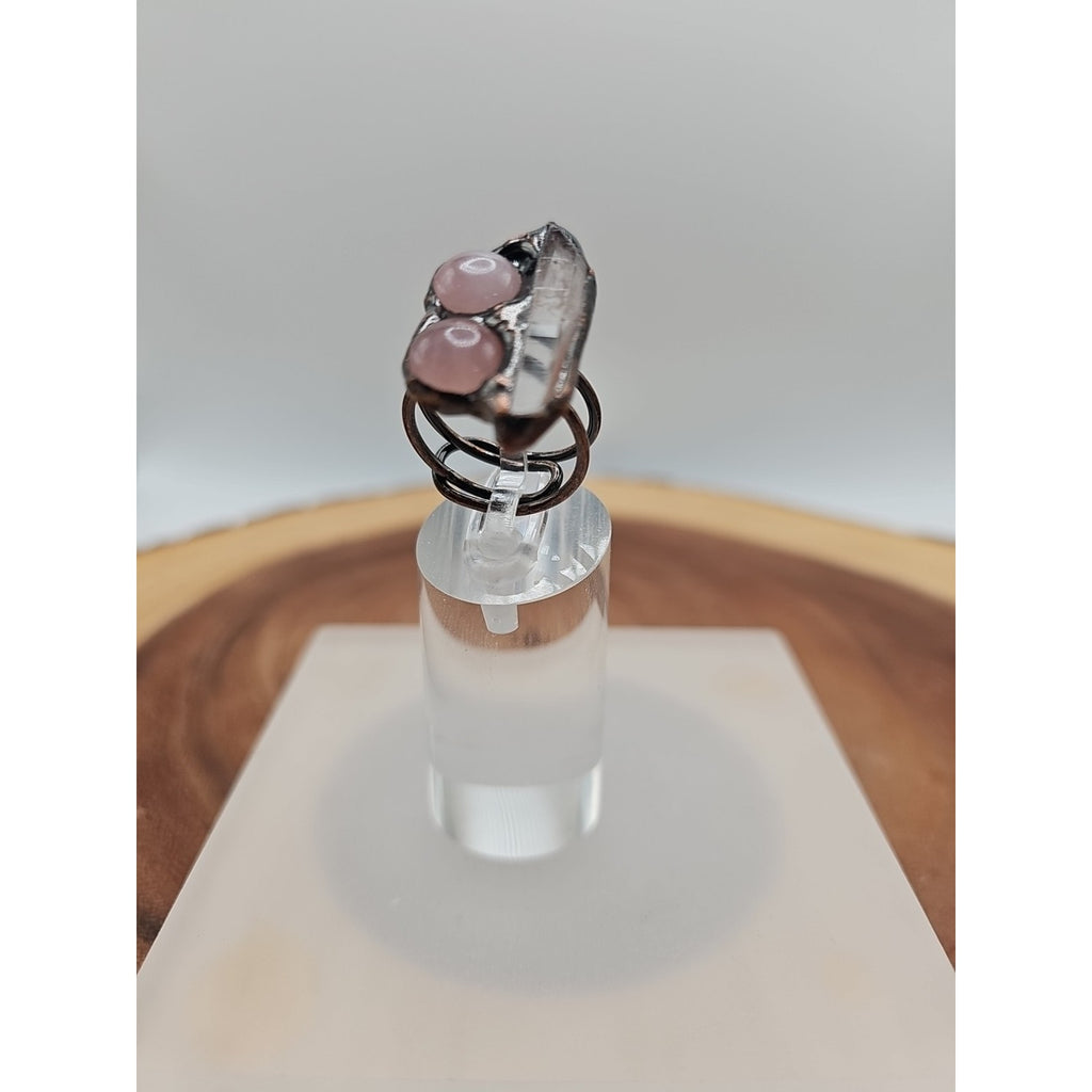 Adjustable Quartz Crystal Ring by CrystalCloud Company