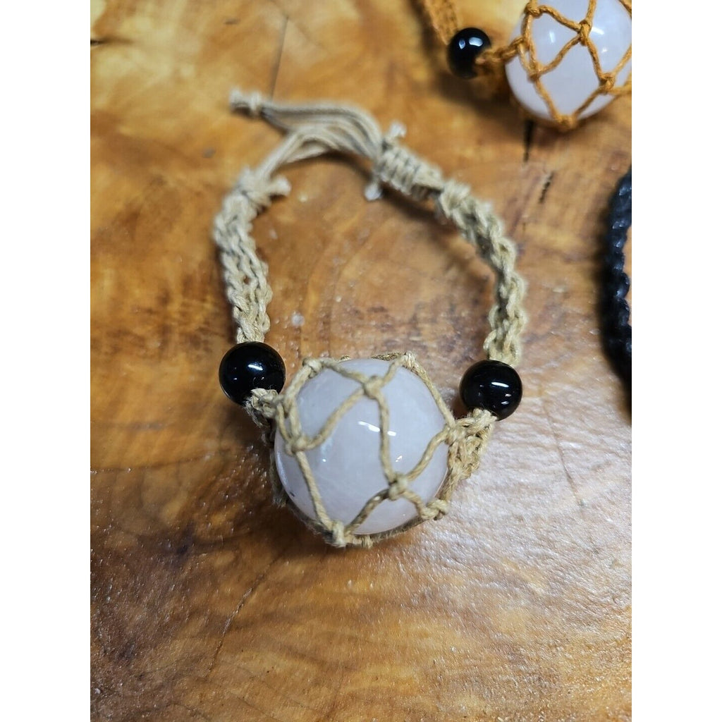 Rose Quartz Bracelet 1 each by CrystalCloud Company