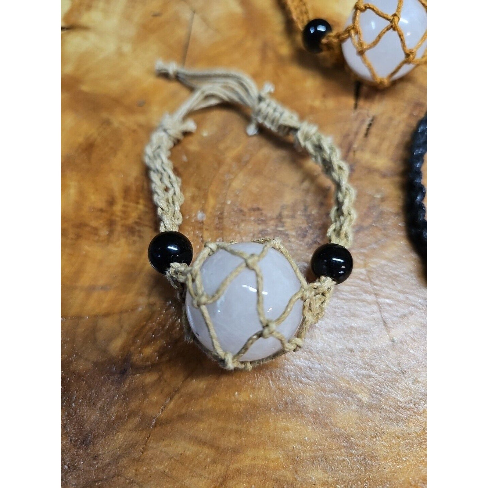 Rose Quartz Bracelet 1 each by CrystalCloud Company