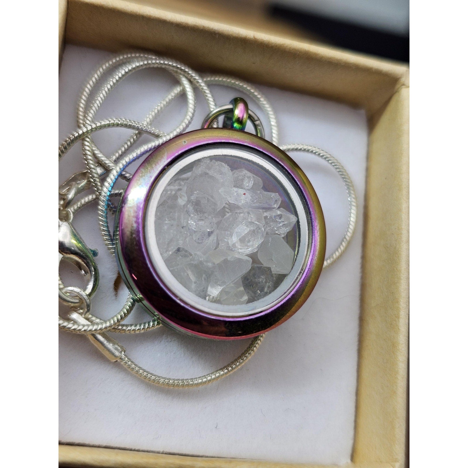 Herkimer Diamond Pendant by CrystalCloud Company