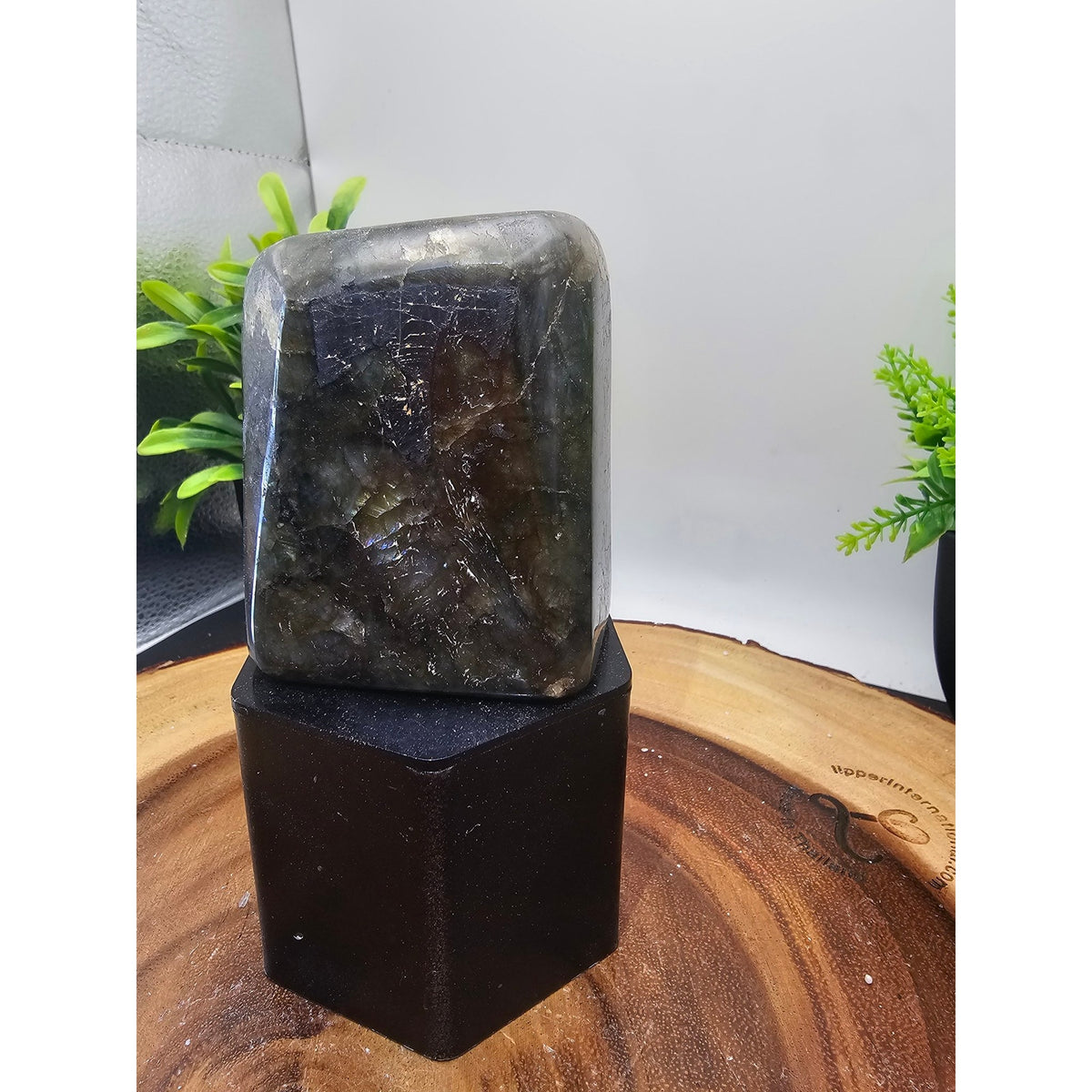 Labradorite Freeform on Metal Stand 1lb