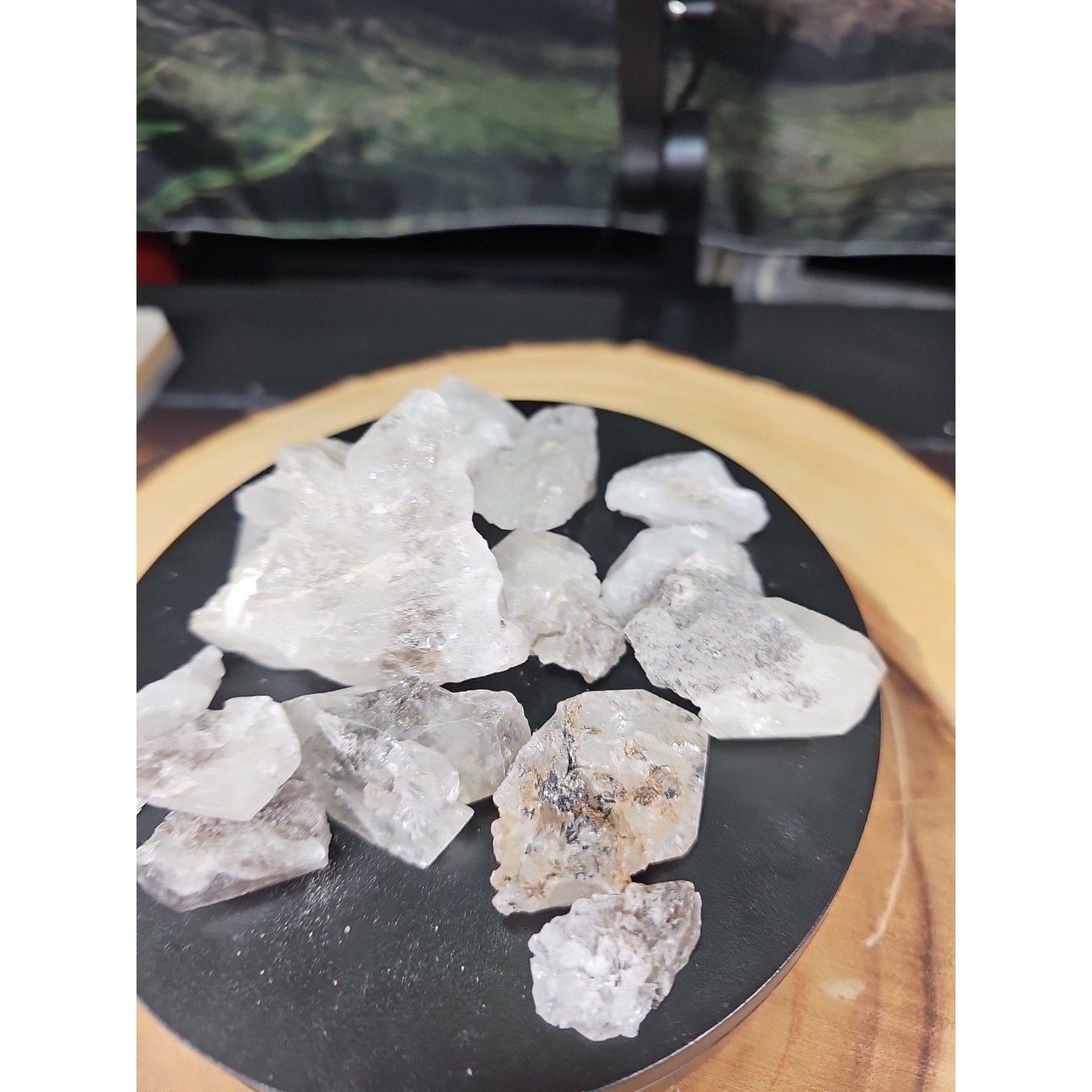 Natural Quartz Crystal pieces from Fonda, NY (aka Herkimer Diamond) 235grams by CrystalCloud Company