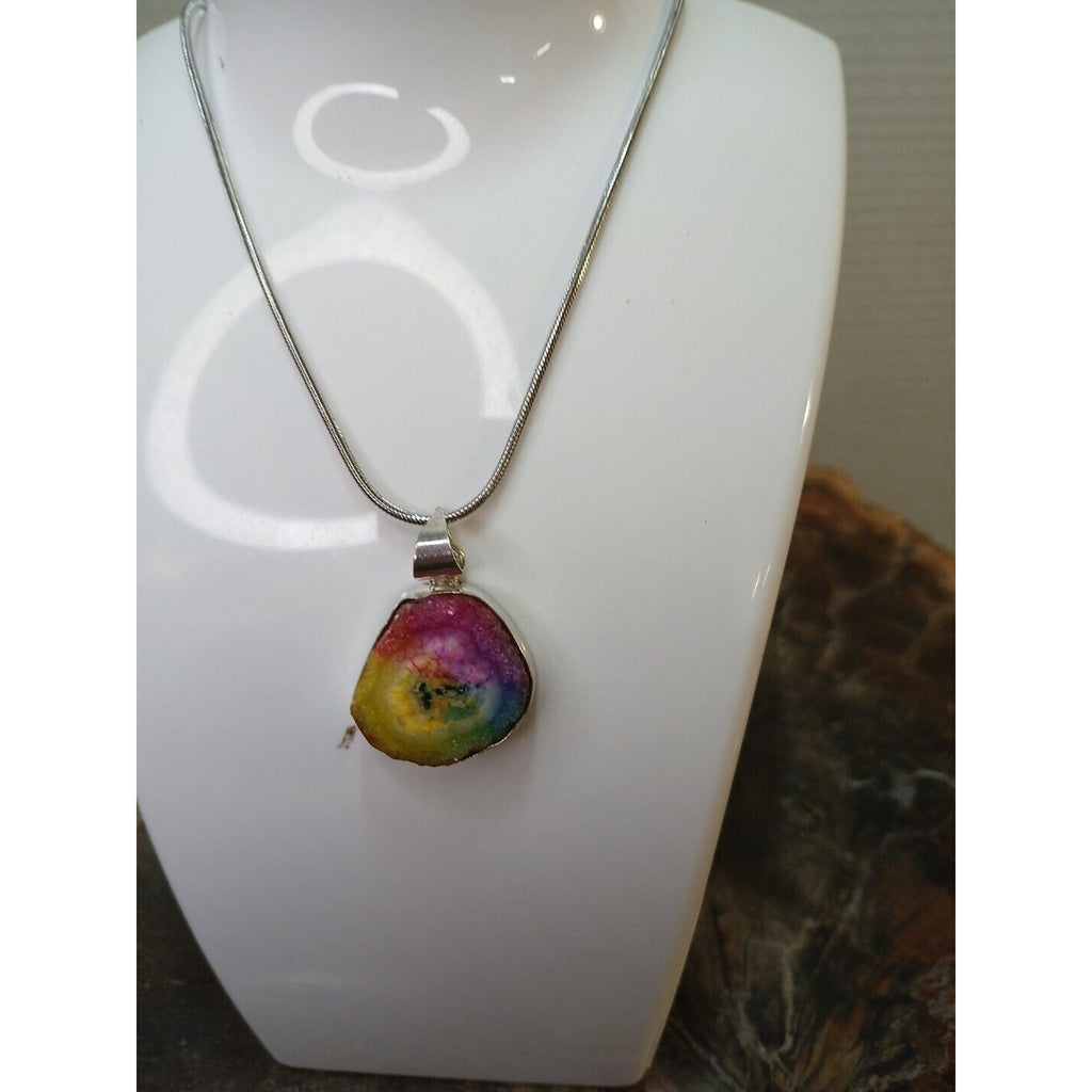 Druzy Necklace by CrystalCloudCompany