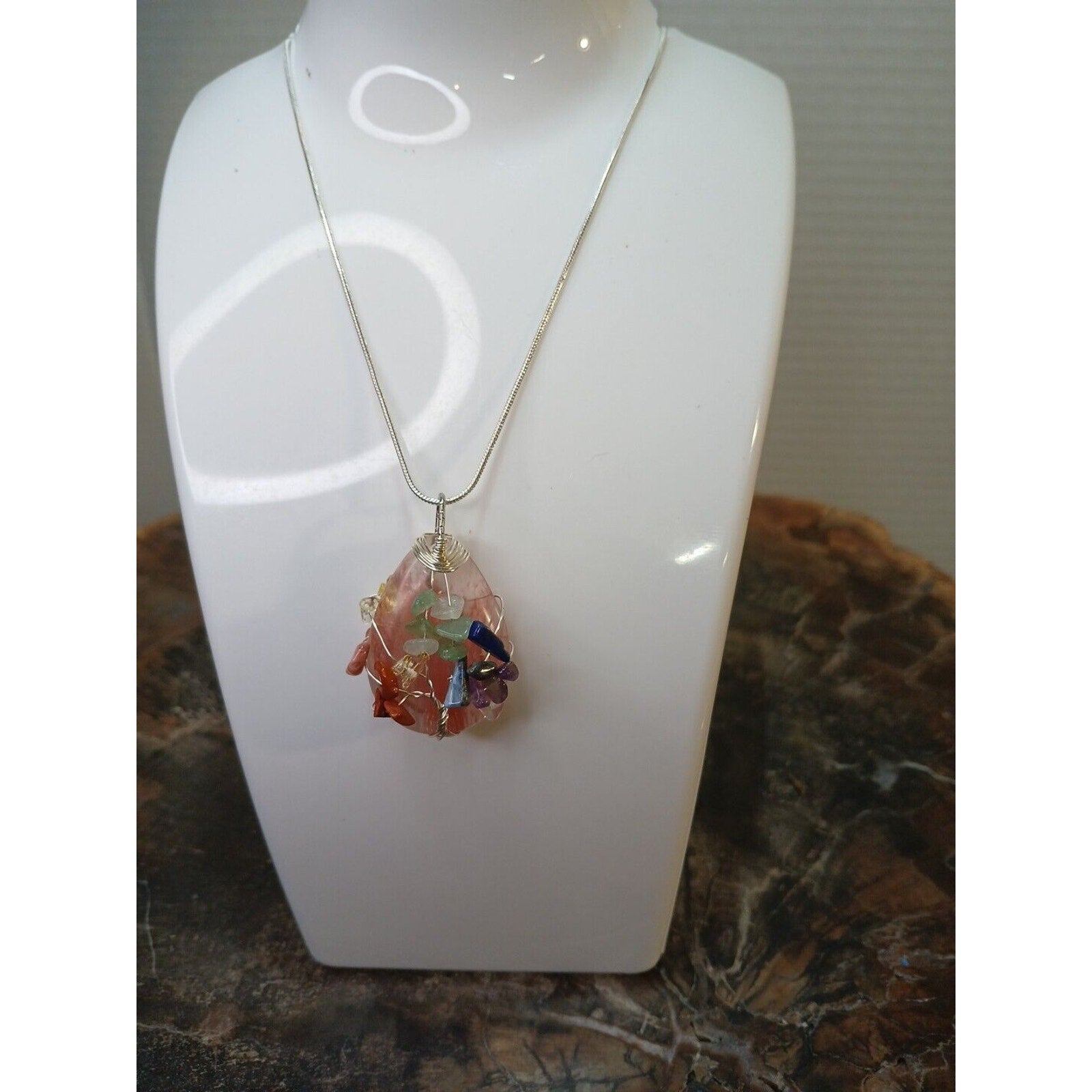 Natural Crystal Necklace by CrystalCloud Company
