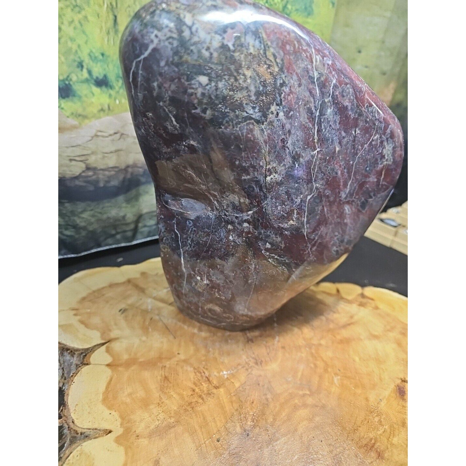 16.6LB Natural Chicken Blood Stone Quartz Crystal Mineral specimen healing by CrystalCloud Company