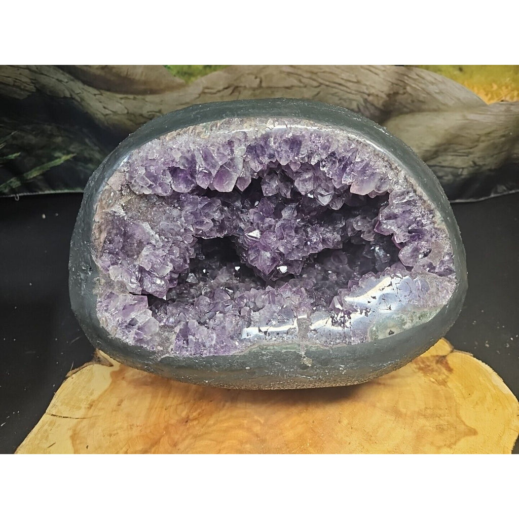 21.7LB Natural Amethyst geode quartz cluster crystal mineral specimen healing by CrystalCloud Company
