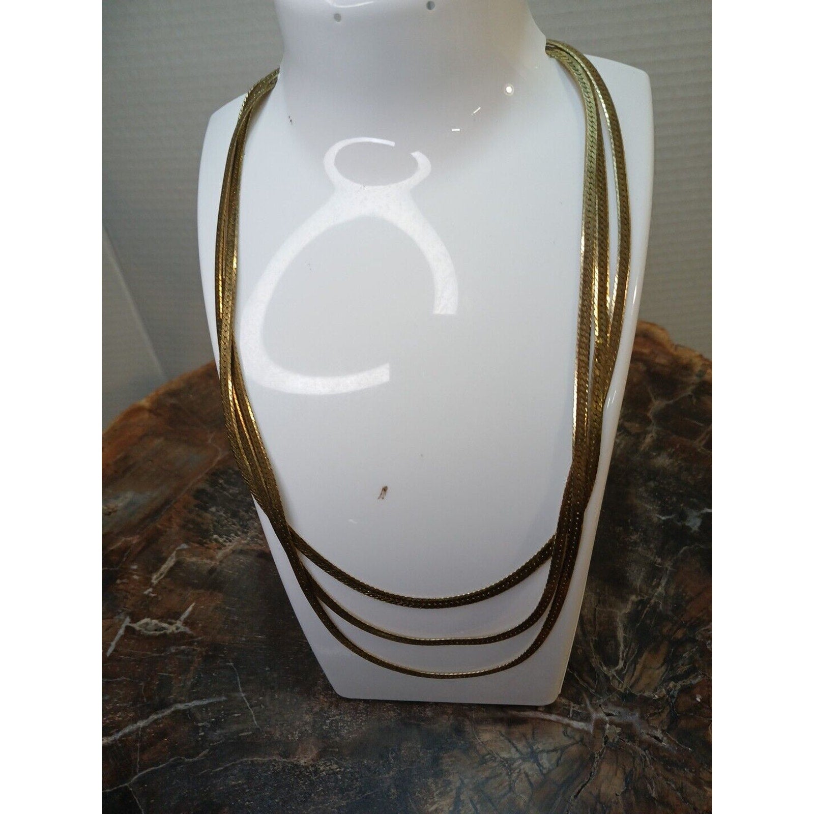 14k Gold plated necklace by CrystalCloud Company