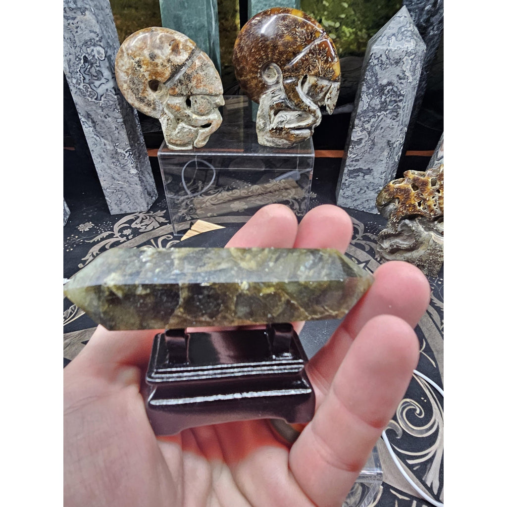 Labradorite double points by CrystalCloud Company