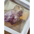 4pc Mineral Specimen Set Fluorite Amethyst Quartz Display