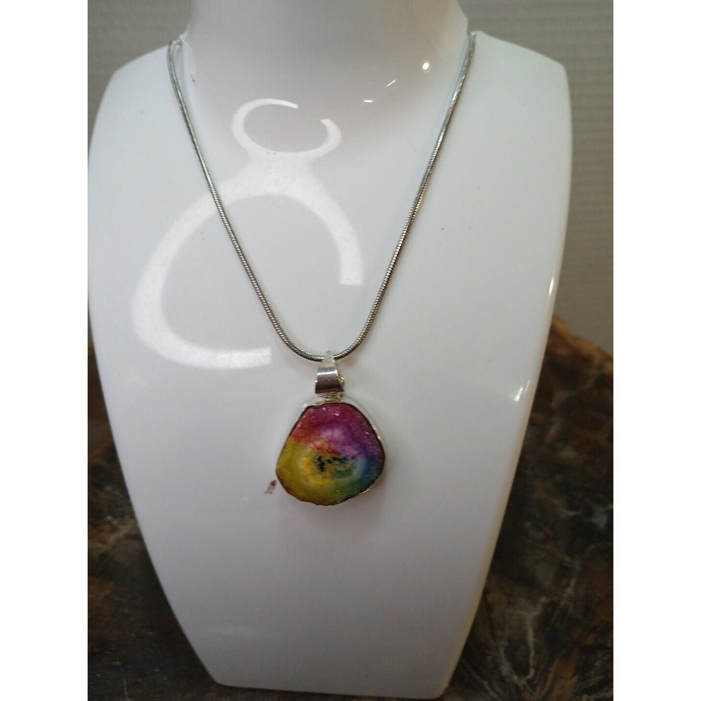 Druzy Necklace by CrystalCloudCompany