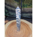 Zebra Stone Tower 443g 8in Tall by CrystalCloud Company