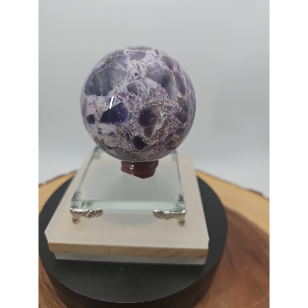 Madagascar Amethyst Crystal Sphere — 373g, 61mm, Collector's Piece | CrystalCloud Company by CrystalCloud Company