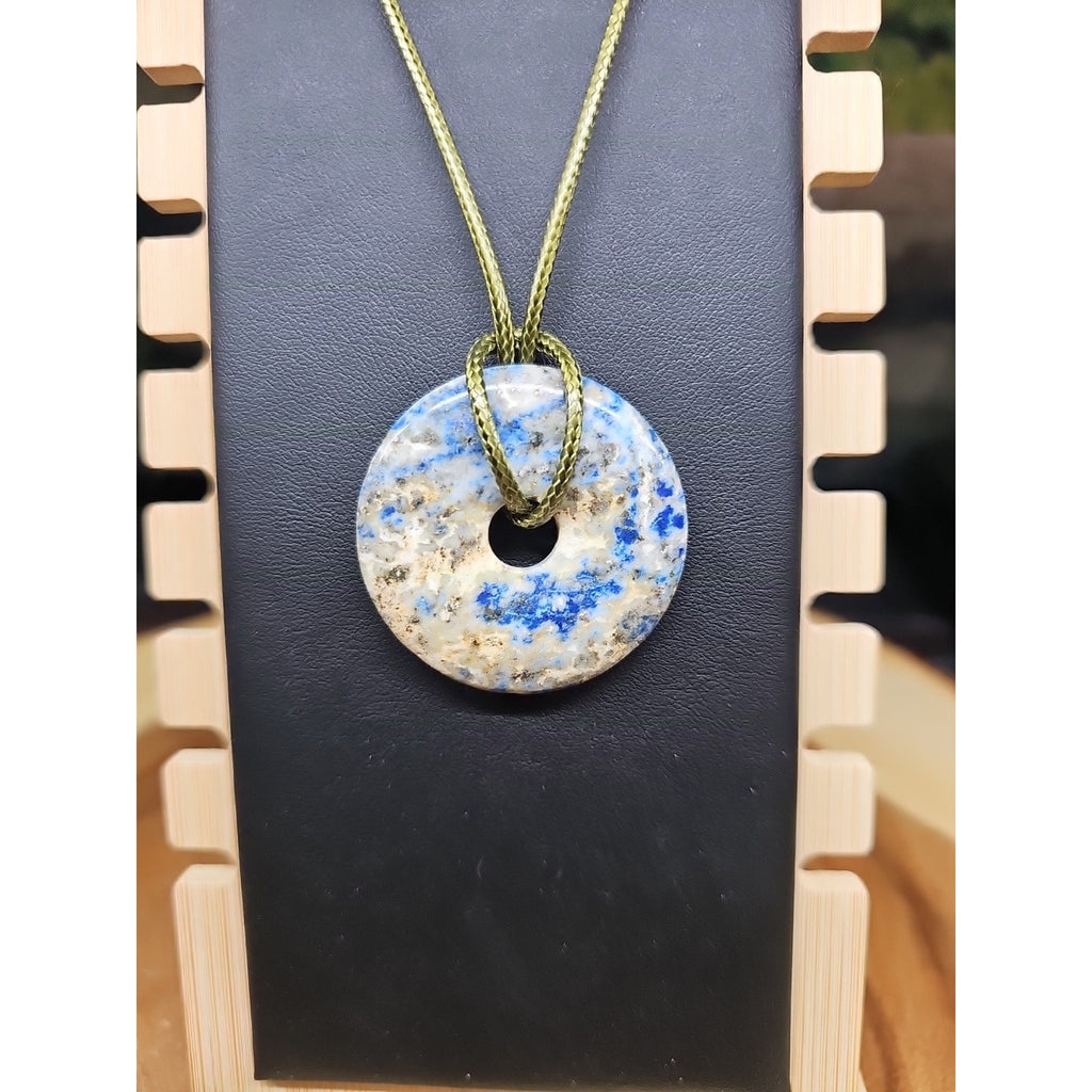 lapis lazuli necklace 16 In Cord by CrystalCloud Company