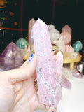 Rhodonite Obelisk by Baltic Mermaid