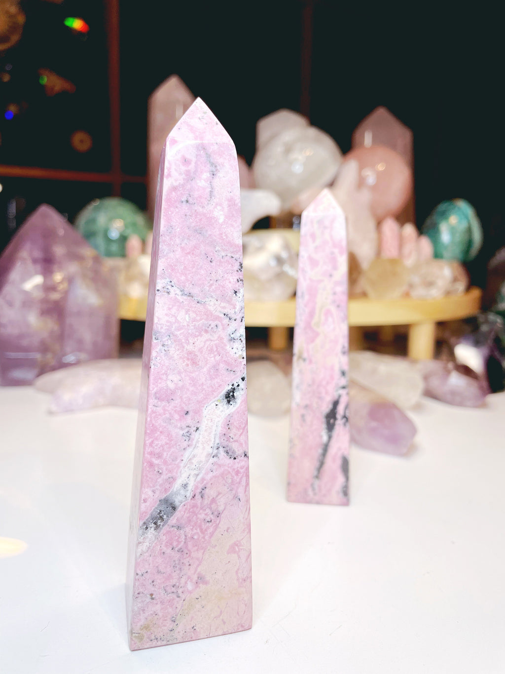Rhodonite Obelisk by Baltic Mermaid