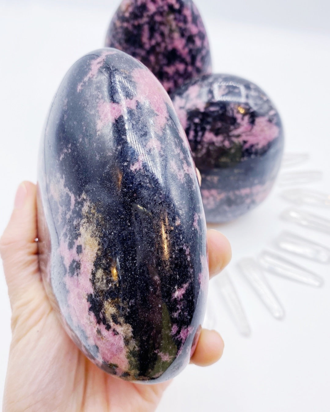 Rhodonite Freeform by Baltic Mermaid