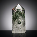 Madagascar Green Ghost Phantom Quartz Obelisk - 1.73LB Vitreous Healing Point | CrystalCloud Company by CrystalCloud Company