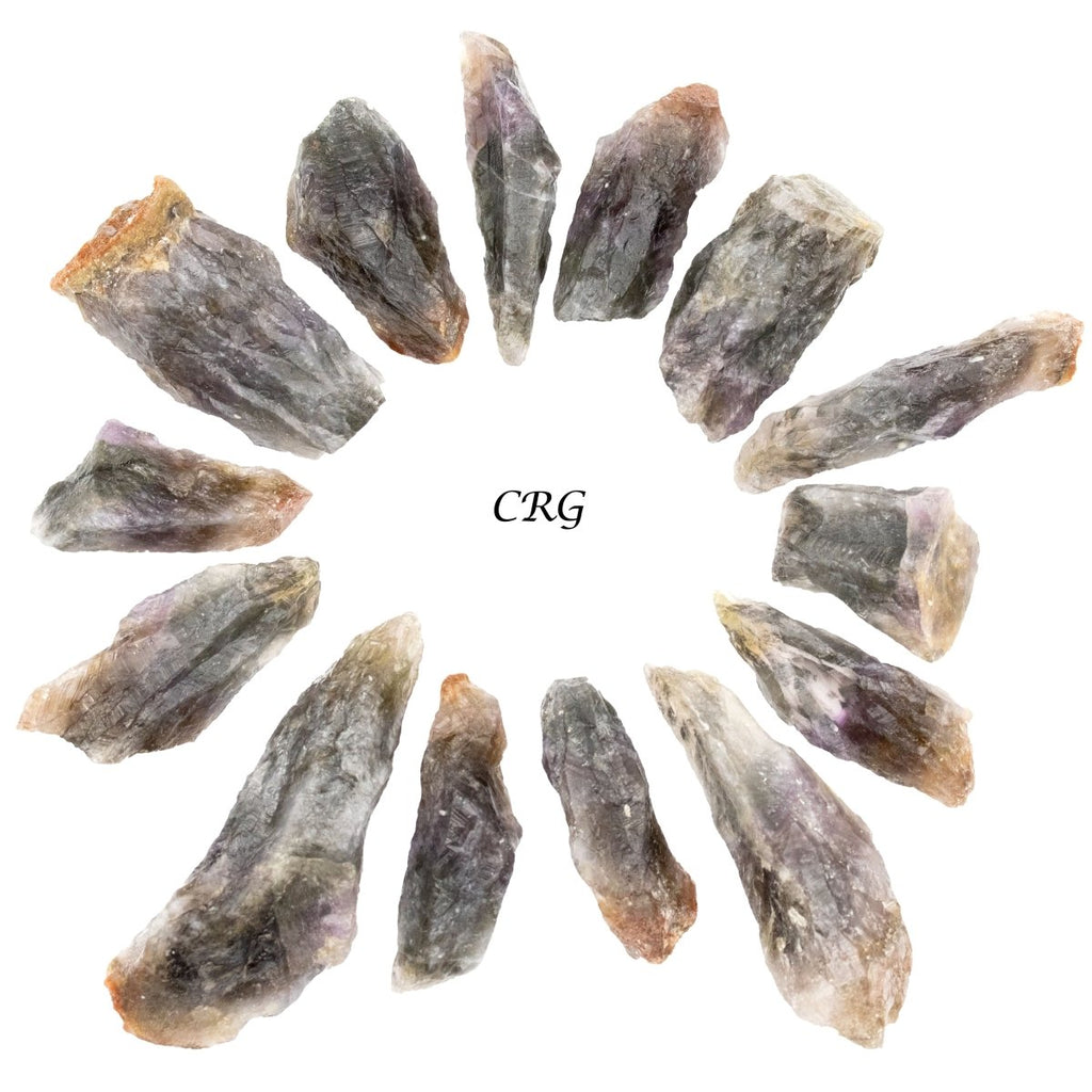 Melody Raw Stone Points (Super 7) (1 Pound) Size 2 to 4 Inches Bulk Wholesale Lot Crystal Minerals by Crystal River Gems