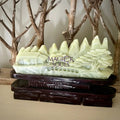 One-of-a-Kind Hand-Carved Crystal Jade Landscape Sculpture – Almost 7 Pounds! by Magick Souls