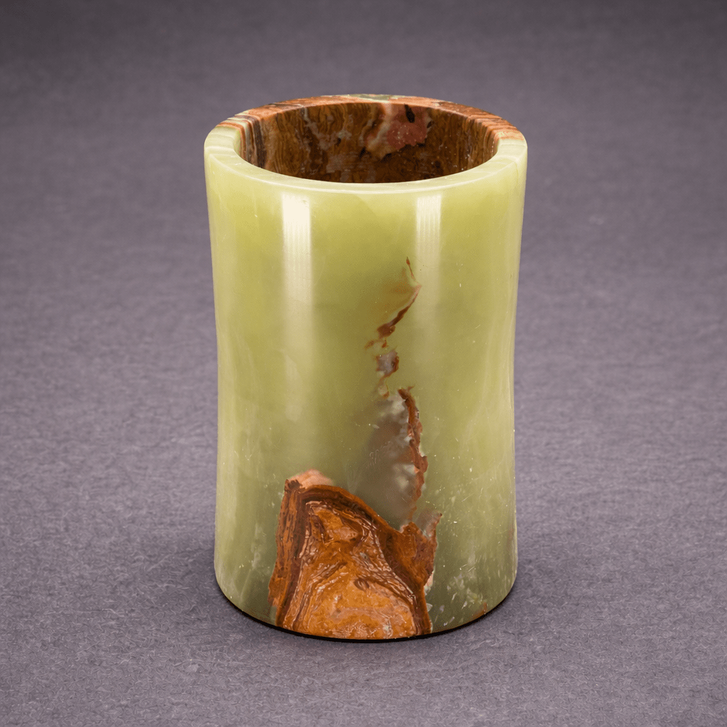 Onyx Cylinder Vase (6 Inches) Gemstone Home Decor
