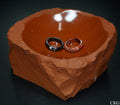 QTY 1 - Red Jasper Dish / 3.75-5" AVG by Crystal River Gems