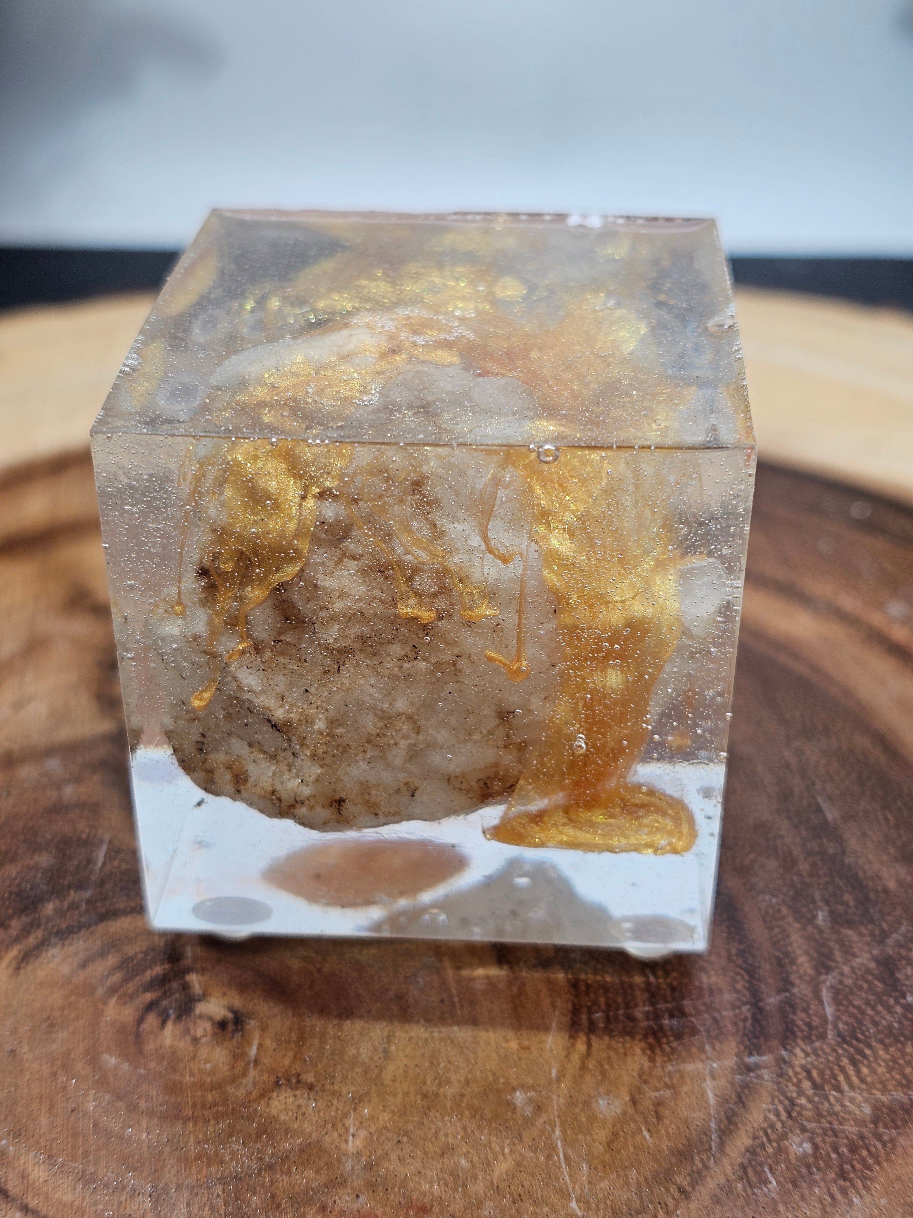 Fonda quartz paper weight by CrystalCloud Company