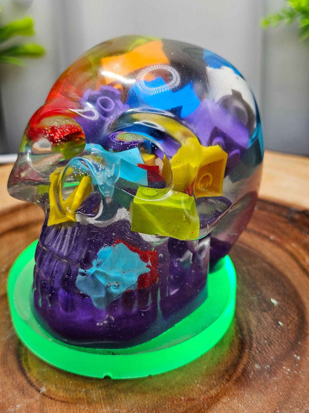 Resin Skull by CrystalCloud Company