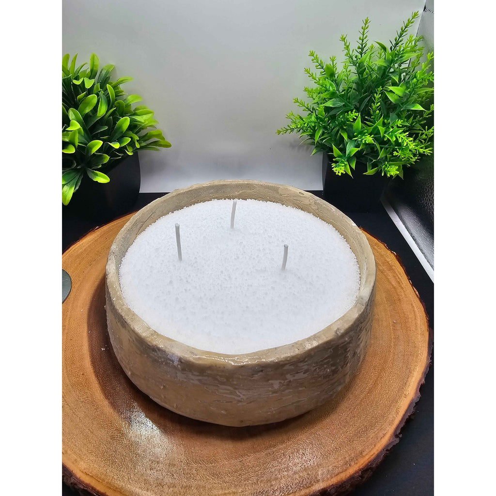 Concrete Candle Bowl by CrystalCloud Company