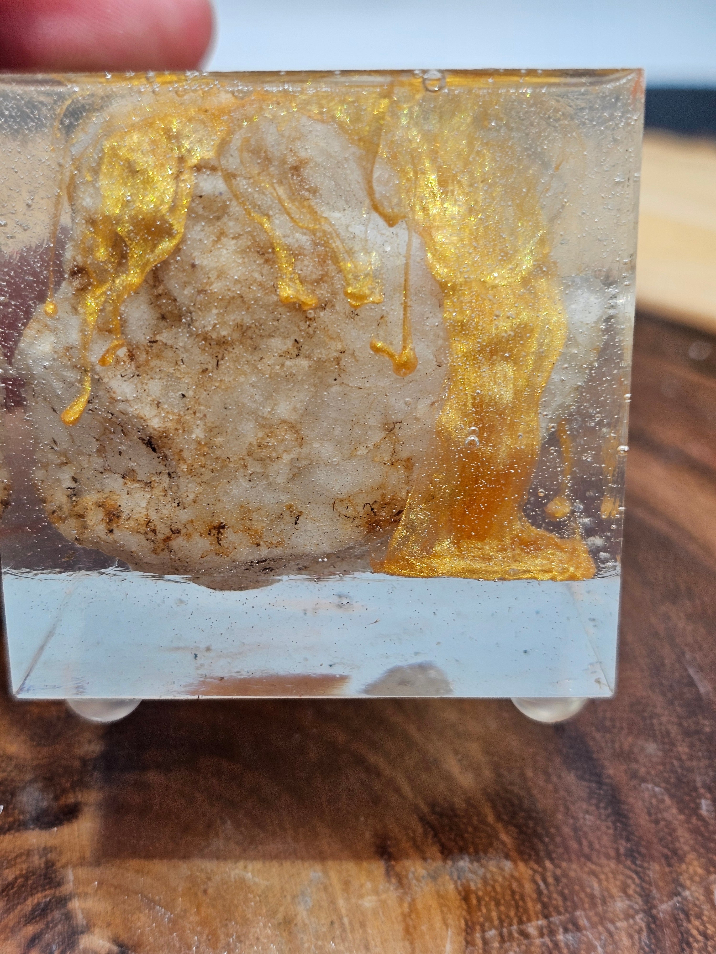 Fonda quartz paper weight by CrystalCloud Company