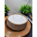 Concrete Candle Bowl by CrystalCloud Company