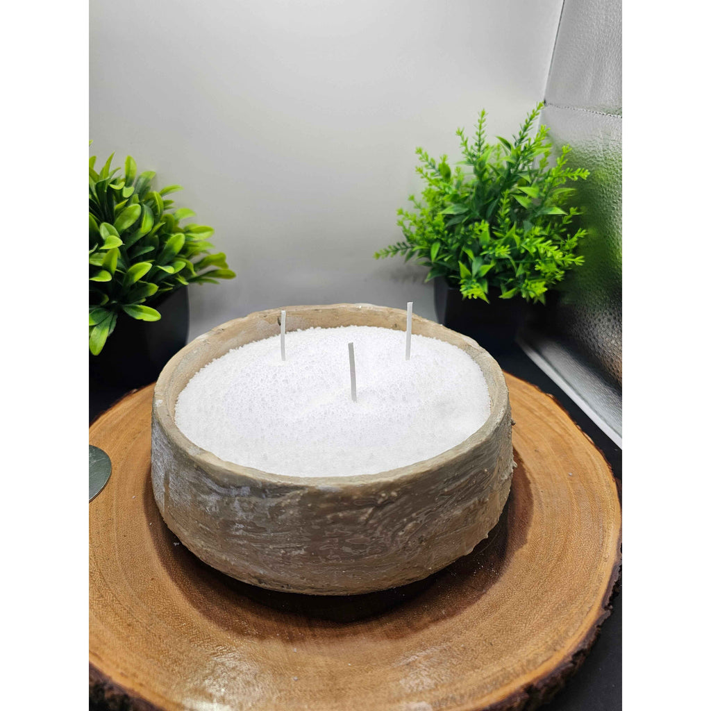 Concrete Candle Bowl by CrystalCloud Company