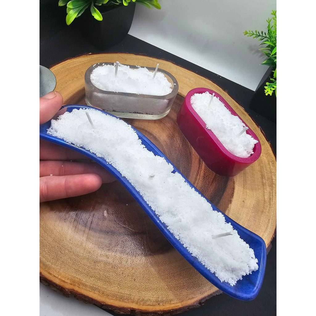 Tri candle pearls set by CrystalCloud Company